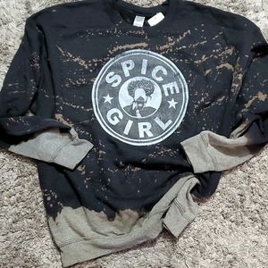 Womens bleached sweatshirt